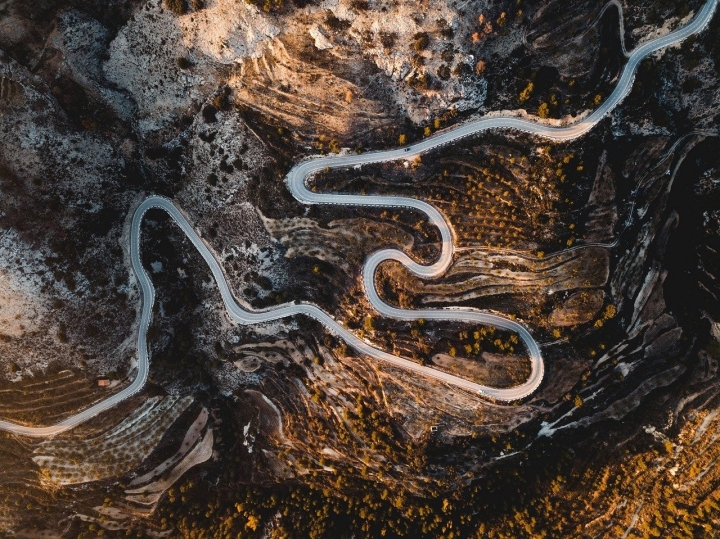 Carretera sinuosa