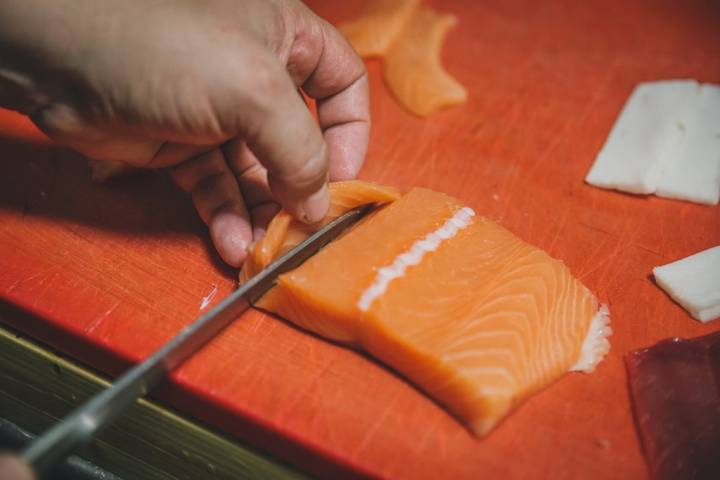 El corte del pescado, todo un arte, pero no el único secreto.