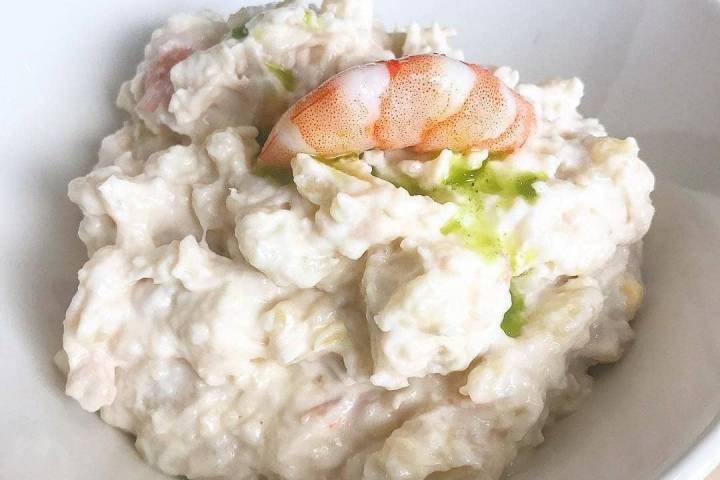 La ensaladilla con gambas es una auténtica delicia. Foto: Instagram