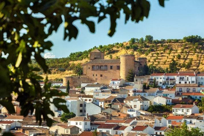 El Castillo de Canena, hoy propiedad de la familia Vañó, y en su día de Francisco de los Cobos. Foto cedida.