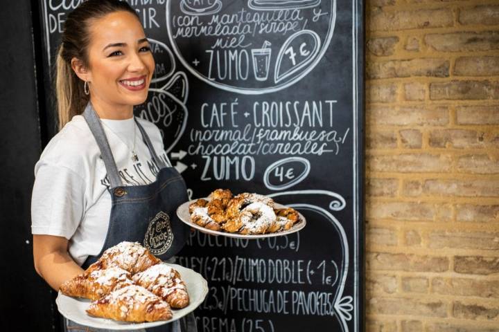 En 'La Petit Brioche', Valencia, sirven la bollería recién horneada. Foto: Eva Máñez.