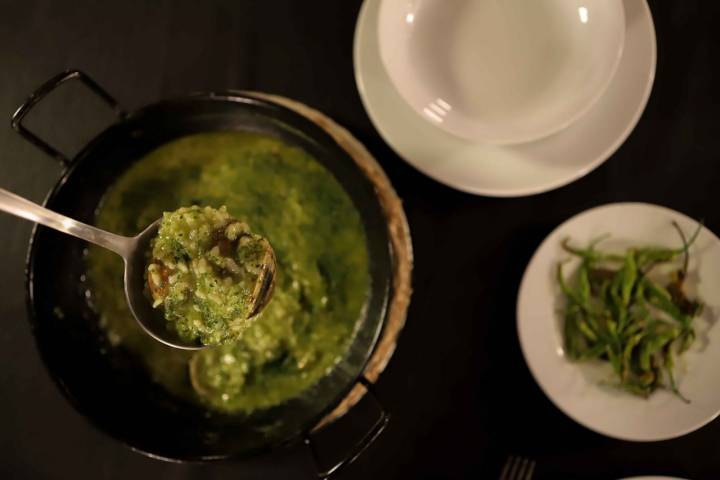 Arroz con almejas, una de las especialidades de 'Alaia'.