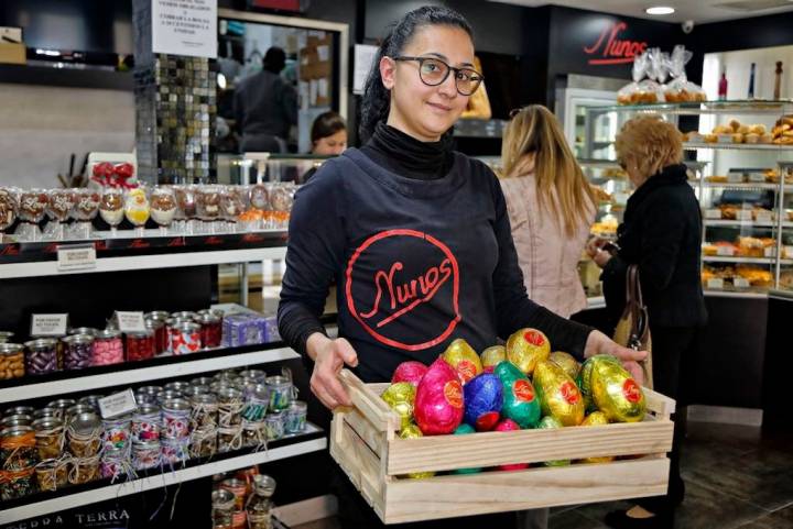 Huevos para todos en la pastelería Nunos.