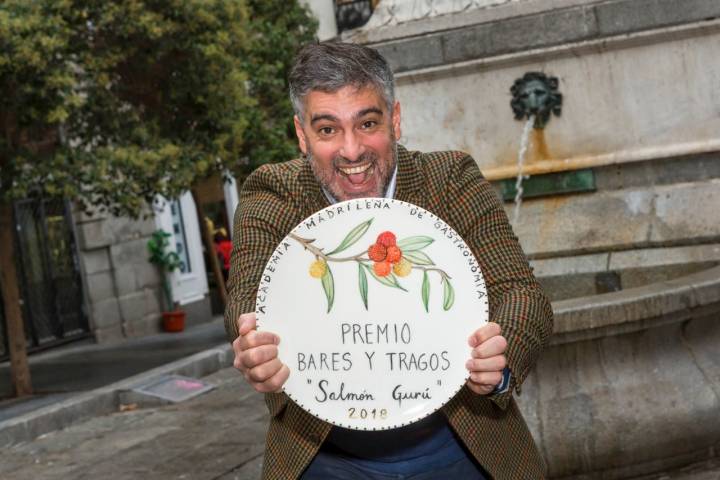 El argentino Diego Cabrera de 'Salmón gurú', premio a la coctelería.