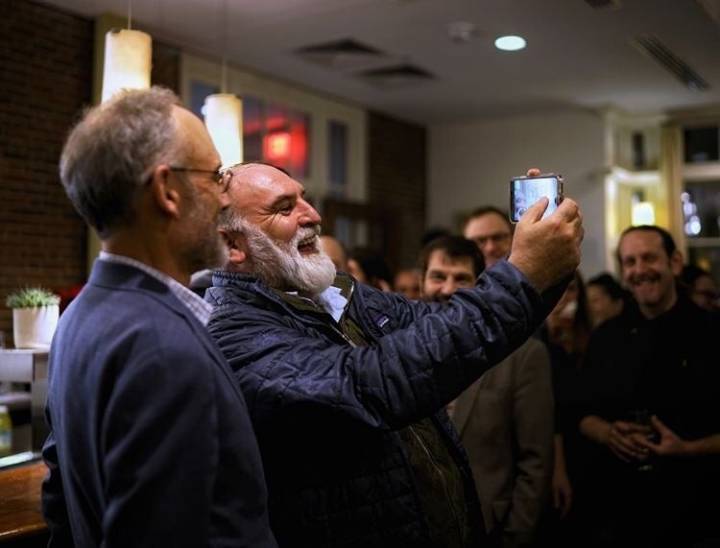 José Andrés en Harvard durante la clausura de 'Science & Cooking'