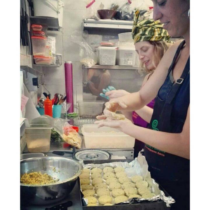 Las animadas cocineras de Gustu. / Foto: Gustu Bilbao.