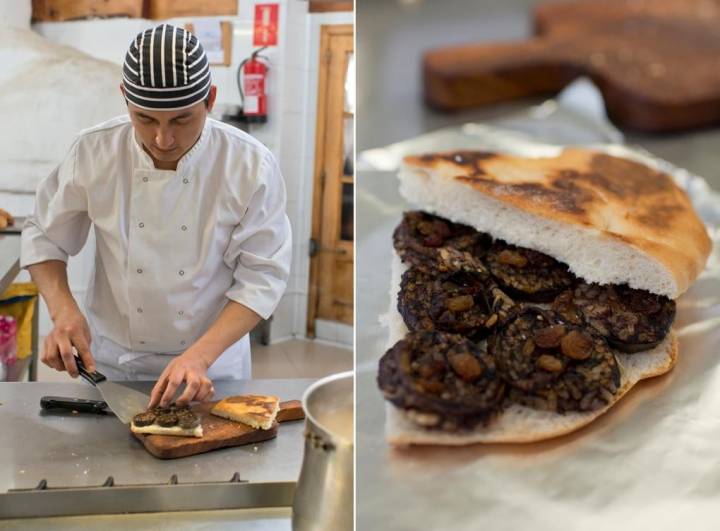 ¡Qué bien saben los bocatas de morcilla y uvas pasas de 'Boceguillas' en mitad de un viaje!.