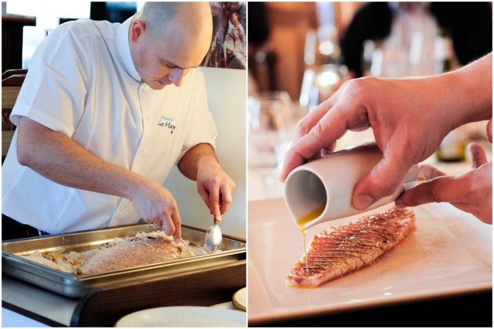 El pescado se trata con gran delicadeza