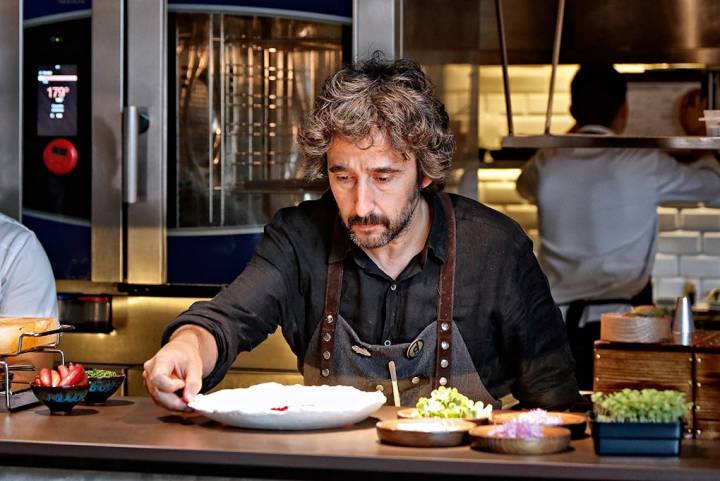 Diego Guerrero, al timón de la cocina del restaurante.