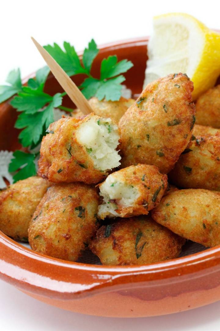 Croquetas de bacalao, otra delicia.