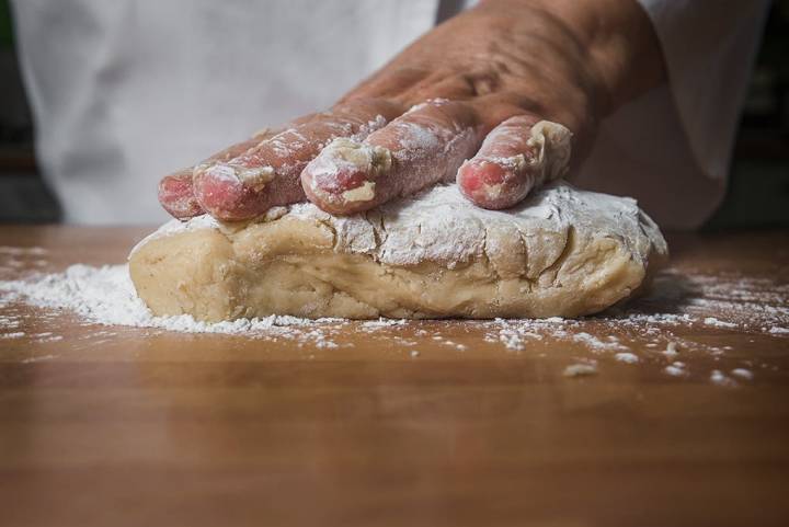 La masa de las galletas.