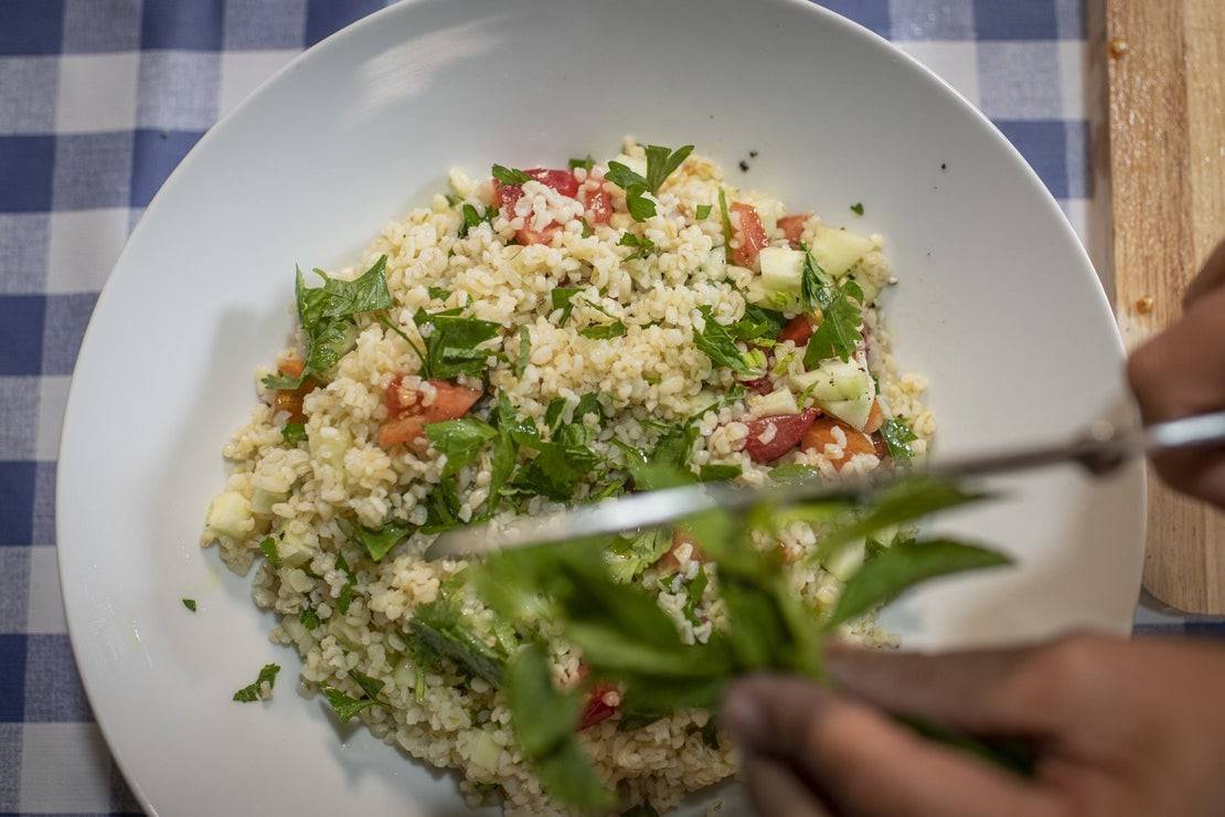 Una ensalada africana de lo más aromática