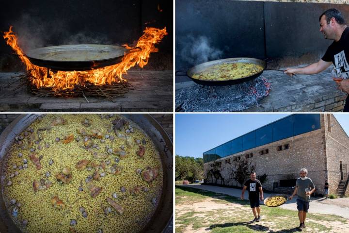 paella conejo caracoles celler roure