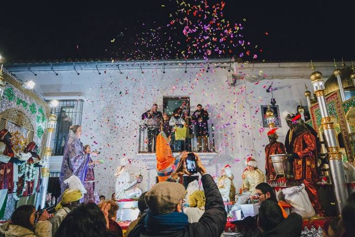 Una de las carrozas de los Reyes en Higuera. Todo nació de la idea de un médico hace un siglo. Foto: Javier Sierra.