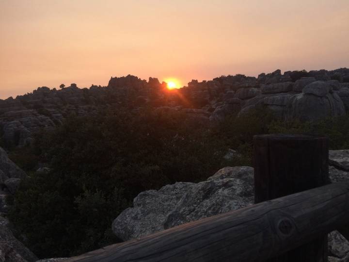 Y llega el momento de decir adiós al sol. Foto: Johana Saldón.