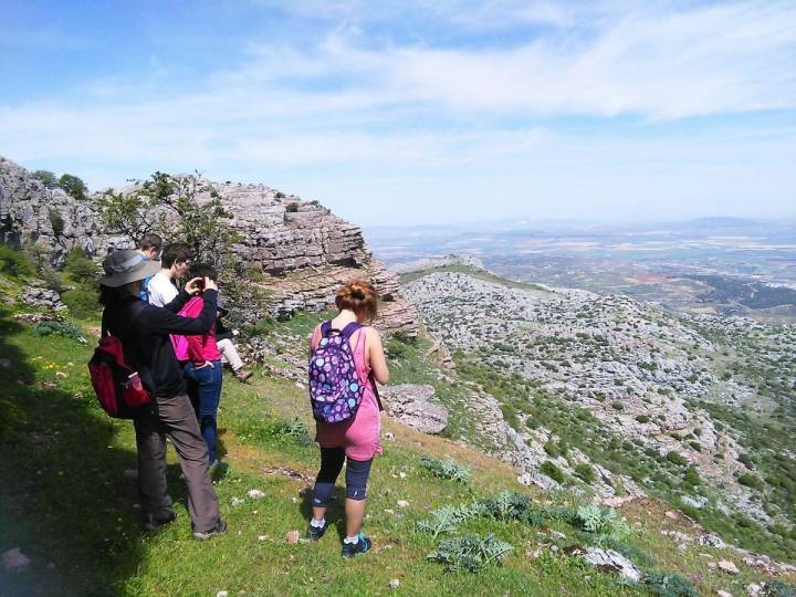 En plena ruta de los Ammonites . Foto: Patronato de Turismo de la Costa del Sol.