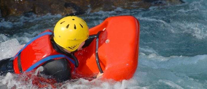 A diferencia del rafting, el hidrospeed es un descenso individual.