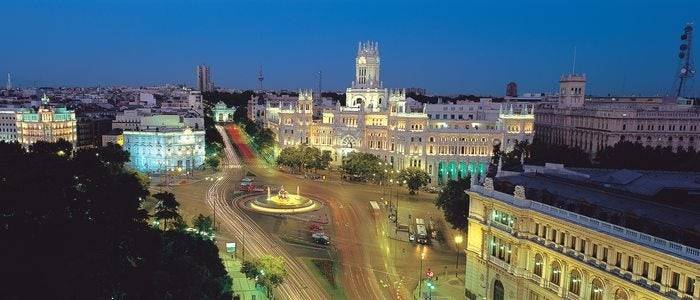 Madrid de noche. Foto: Comunidad de Madrid