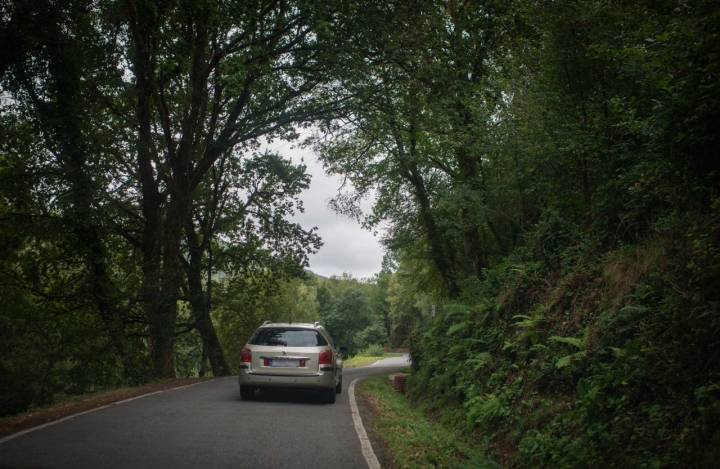 Carreteras de la ruta por la Ribeira Sacra ourensana