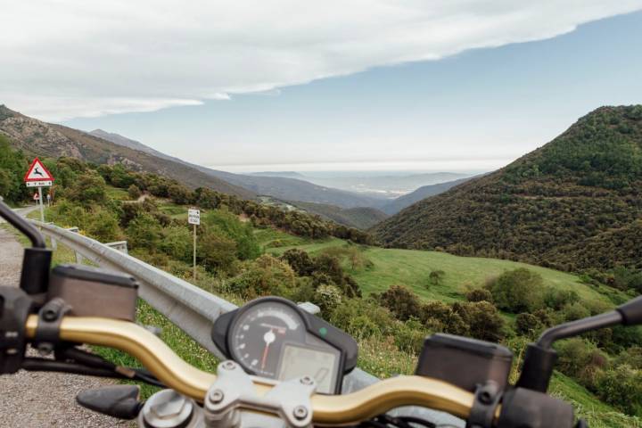 Vistas desde el mirador que hay junto al restaurante 'Coll Formic', en dirección a San Esteban de Palautordera por la BV-5301.