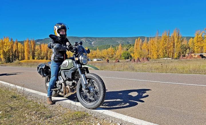 Preparada para seguir la ruta. Foto: A.S.