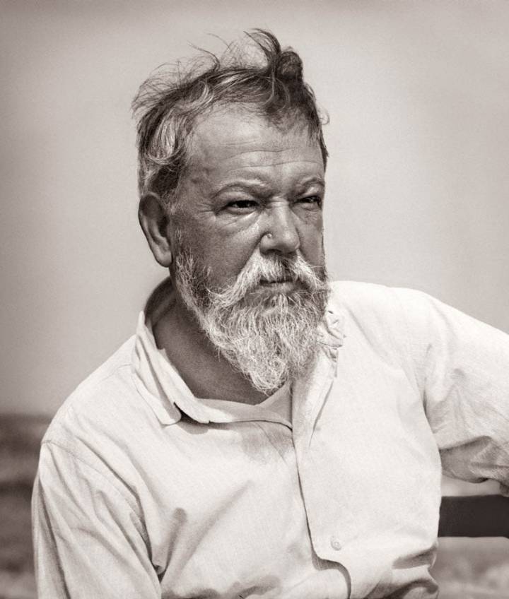 Retrato de Sorolla tomada en la Playa de Malvarrosa, 1915. Foto: González Ragel.