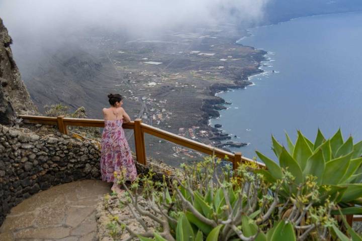 Vistas desde uno de los balcones del Mirador diseñado por César Manrique