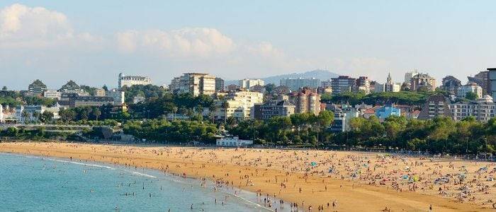 Playa El Sardinero, Santander.