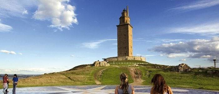 Vista de la Torre de Hércules.