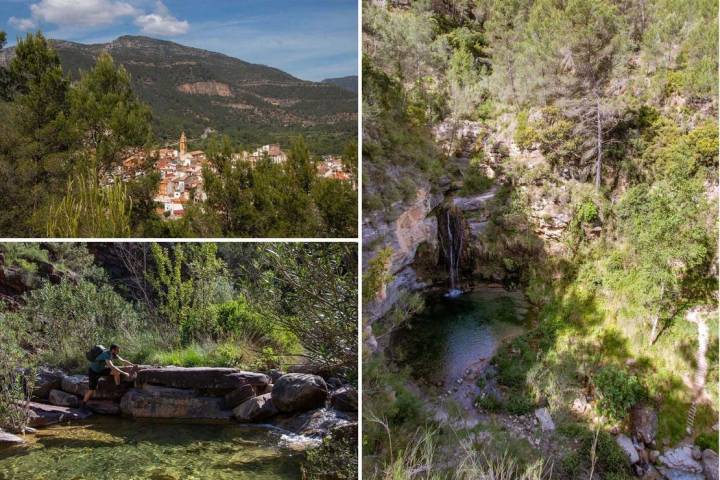 Cirat y las pozas del barranco de las Salinas.