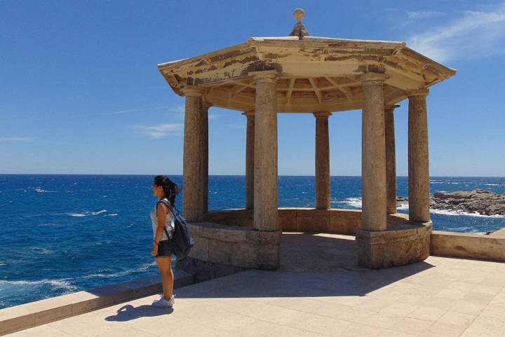 El mirador con su glorieta, un lugar ideal para fotografías o celebrar una boda.