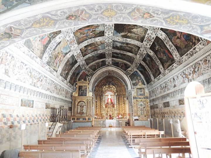 Así de bella luce la conocida como "Capilla sixtina extremeña". Foto: turismoextremadura.com.