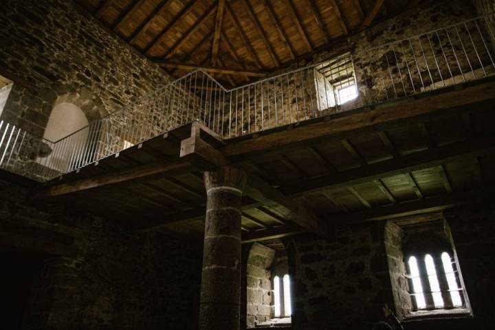 Interior del Palacio Episcopal construido junto a la iglesia de San Paio de Diomondi.