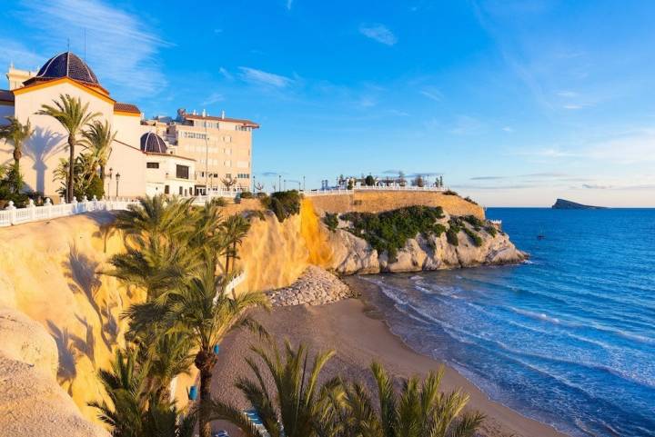 Esta playa, la de Mal pas, también es Benidorm.