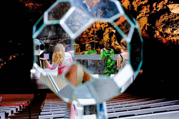 Detalle en el Auditorio de los Jameos del Agua.