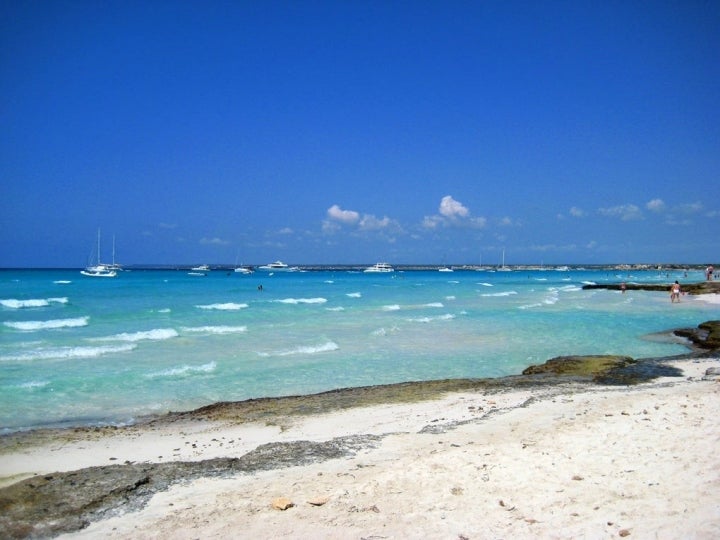 Las paradisiacas aguas de Es Trenc, en Mallorca.