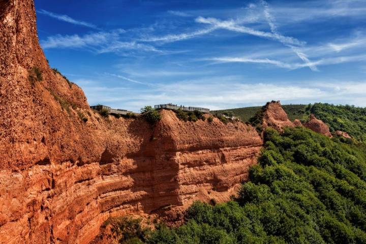 Mirador de Orellán en Las Médulas. Foto: shutterstock.com.