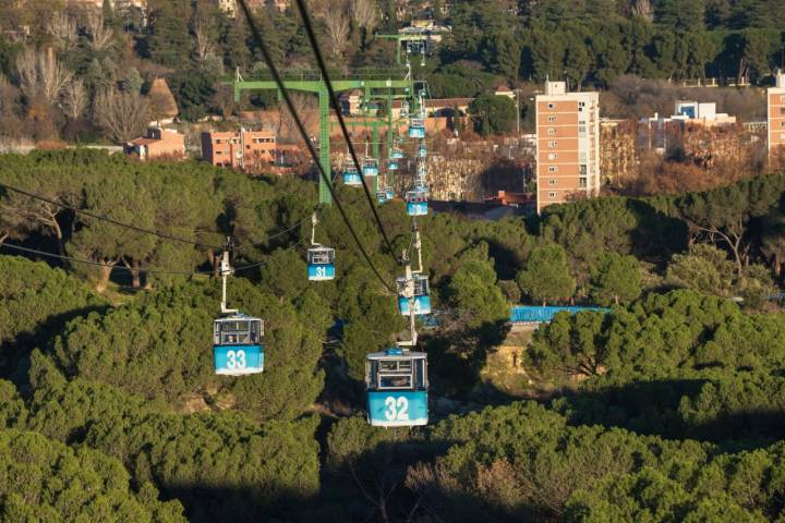 Teleférico en la Casa de Campo