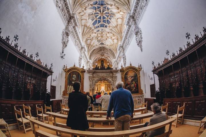 La bóveda del monasterio te dejará sin palabras. Foto: Javier Sierra.