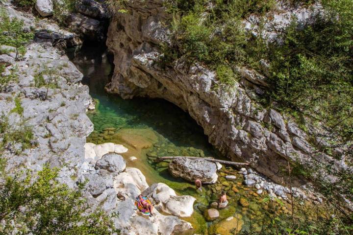 Tomar el sol río Bellós