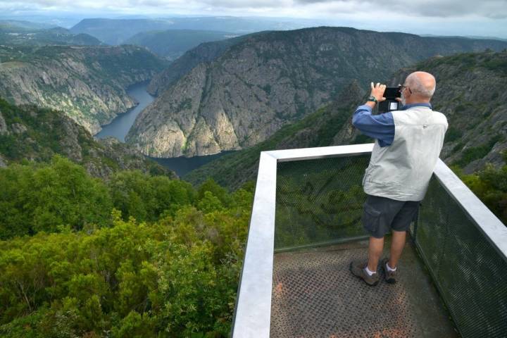 Ruta por el Cañón Mao (Ribeira Sacra): Mirador Cabezoas