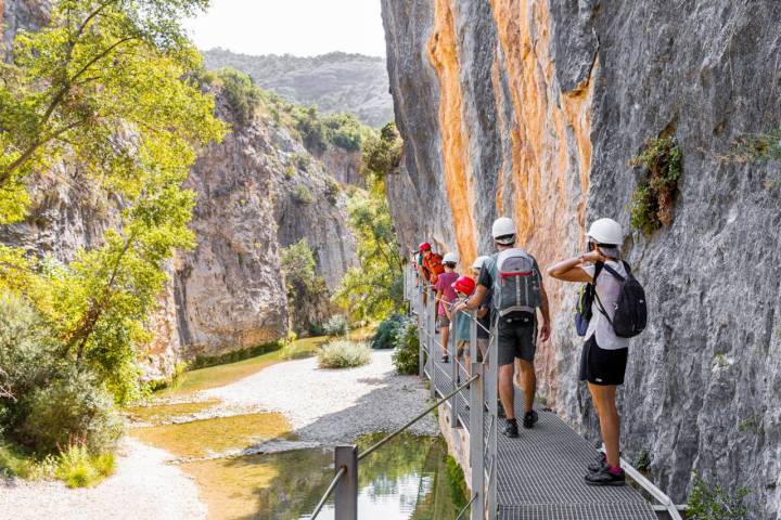 La Ruta de las Pasarelas y Fuentebaños es fácil también para los niños.