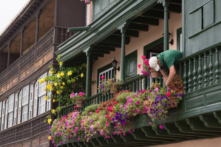 Los balcones de La Palma merecen una mención especial.