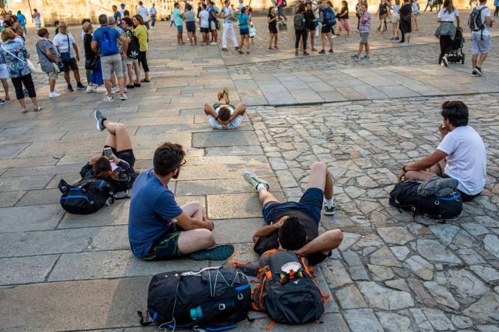 Después de tantas jornadas rodeado de gente, no siempre apetece charlar.