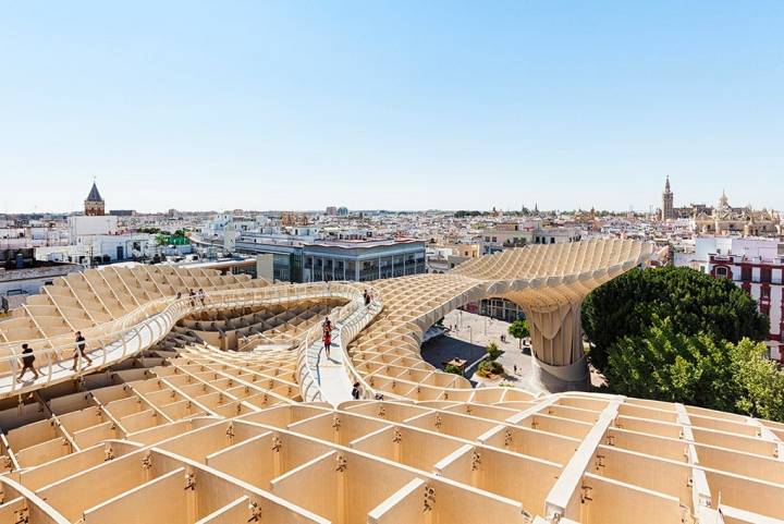 Las Setas, el tercer monumento más visitado de Sevilla. Foto: Metropol Parasol.