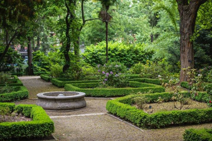 Vista del interior del Real Jardín Botánico de Madrid.